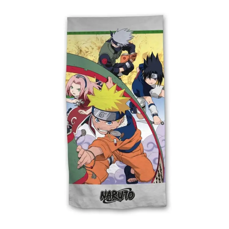NARUTO - Naruto, Sasuke, Sakura & Kakashi - Ręcznik plażowy 90x170cm