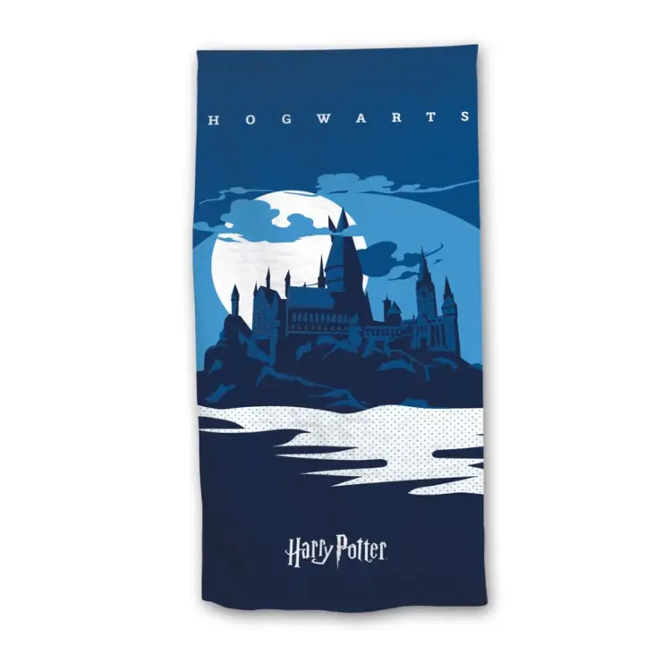 HARRY POTTER - Hogwart - Ręcznik plażowy 100% poliester - 70x140cm