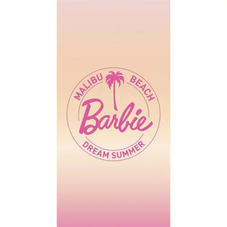 BARBIE - Malibu Beach - Ręcznik plażowy 100% bawełna - 70x140cm