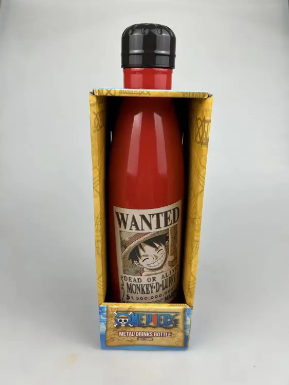 ONE PIECE - Luffy Wanted - Metalowa butelka - 19 uncji
