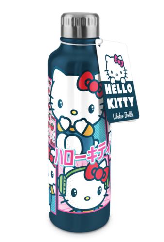 HELLO KITTY - Metalowa butelka na wodę 500ml