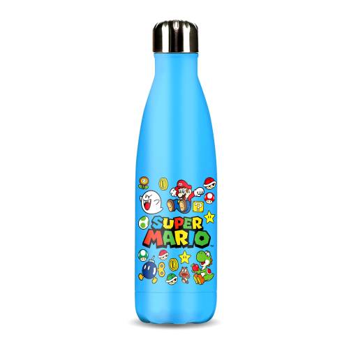 SUPER MARIO - Logo - Aluminiowa butelka na wodę 600ml
