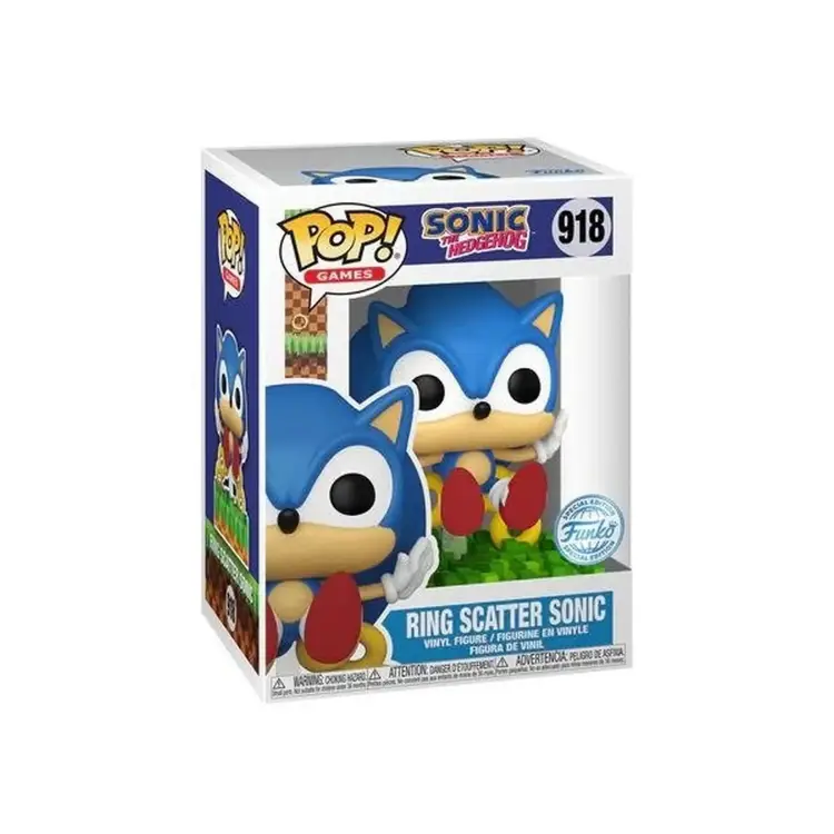 Funko POP! Sonic the Hedgehog - Ring Scatter Sonic #918 (Exclusive)