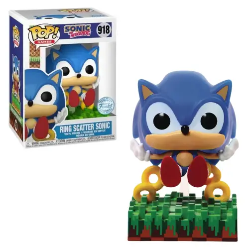 Funko POP! Sonic the Hedgehog - Ring Scatter Sonic #918 (Exclusive)