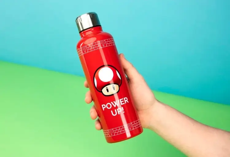 SUPER MARIO - Power Up - Metalowa butelka 500ml