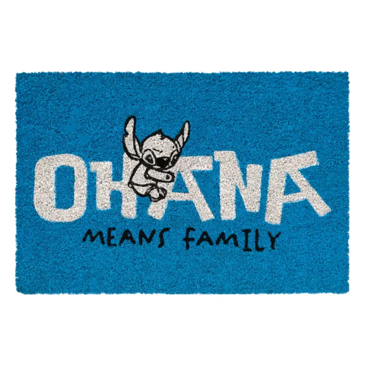 STITCH - Ohana - Niebieska wycieraczka