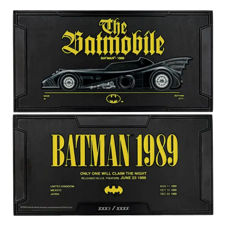 DC - Batmobil - Limitowana edycja sztabek XL