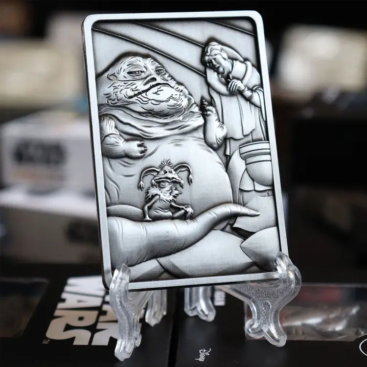 STAR WARS - Jabbah the Hut - Metalowa sztabka kolekcjonerska