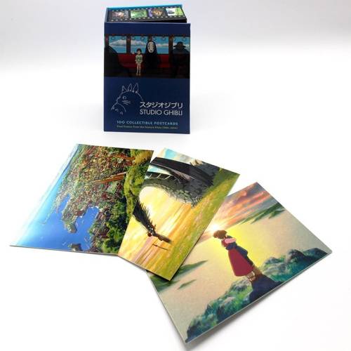 STUDIO GHIBLI - pudełko 100 pocztówek kolekcjonerskich