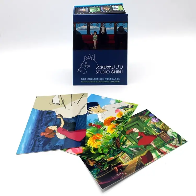 STUDIO GHIBLI - pudełko 100 pocztówek kolekcjonerskich