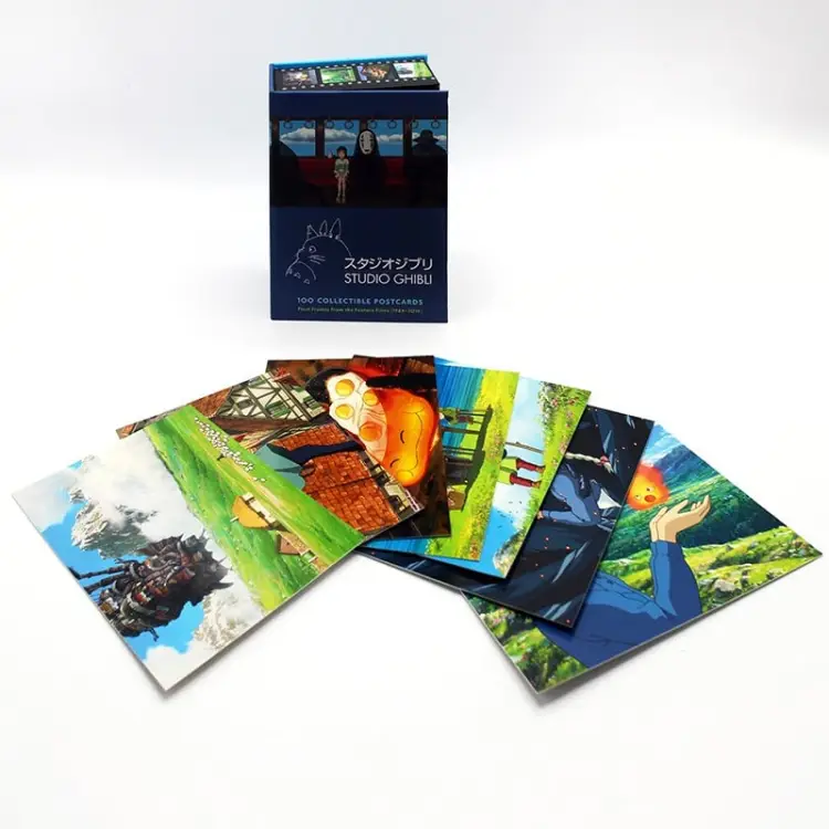 STUDIO GHIBLI - pudełko 100 pocztówek kolekcjonerskich