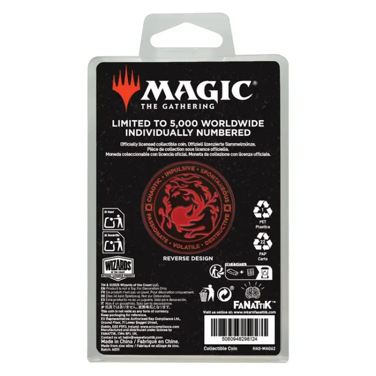 MAGIC THE GATHERING - Chandra - moneta z limitowanej edycji