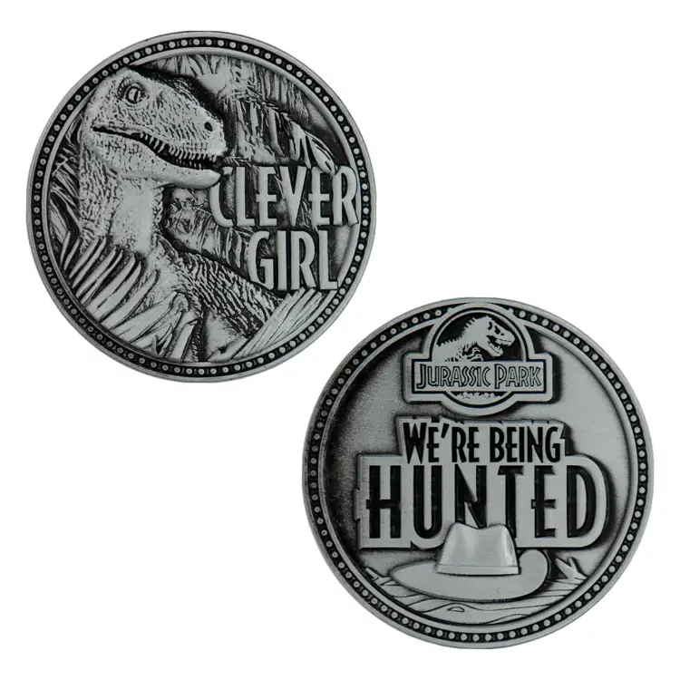 JURASSIC PARK - Velociraptor - Moneta z limitowanej edycji