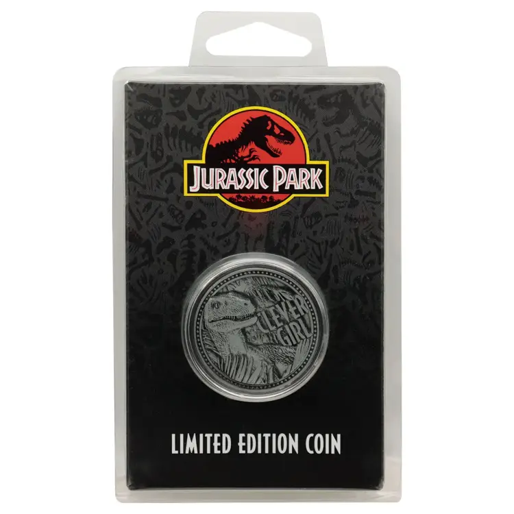 JURASSIC PARK - Velociraptor - Moneta z limitowanej edycji