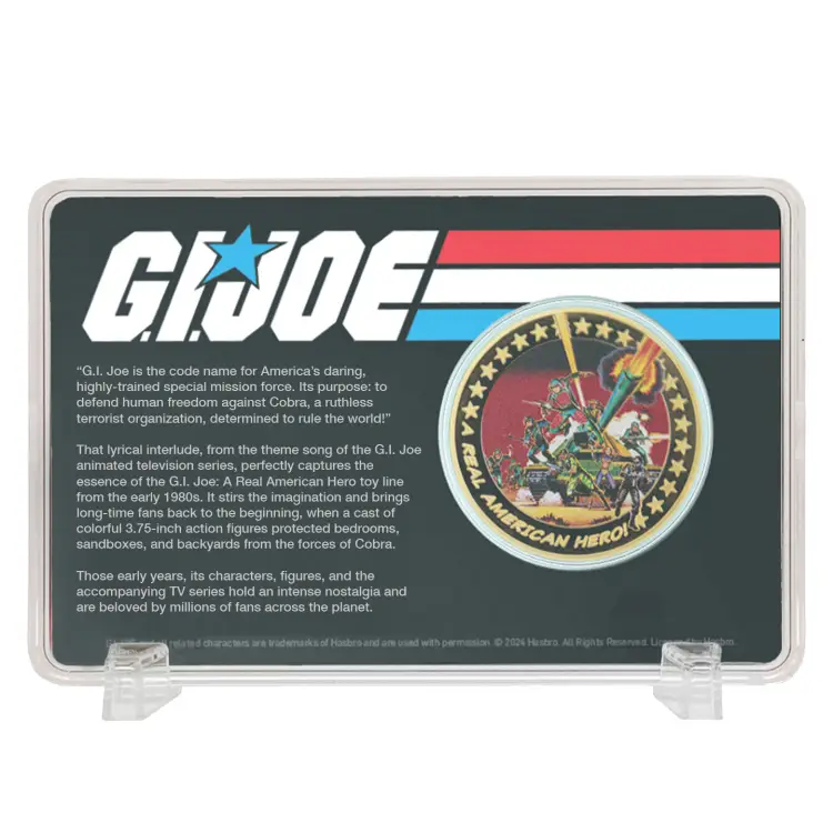 G.I. JOE - 60th Anniversary - 24-karatowa złota moneta z limitowanej edycji
