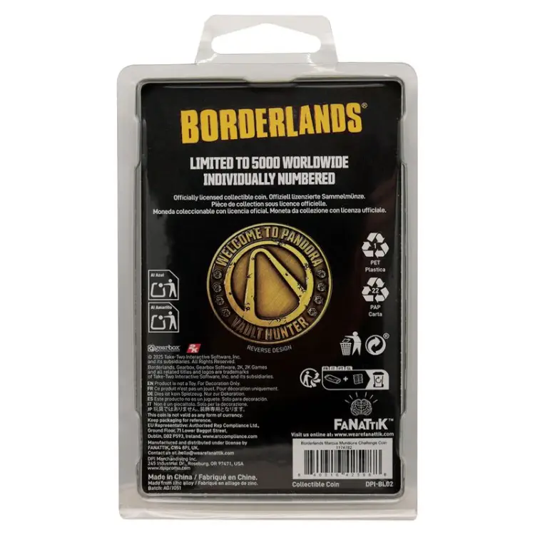BORDERLANDS - Marcus Munitions - Moneta z limitowanej edycji