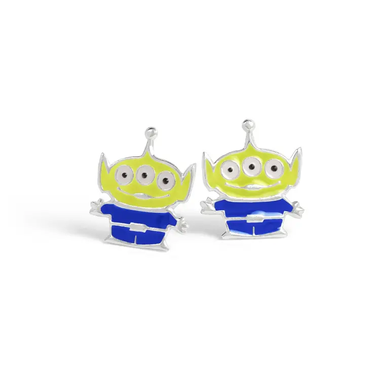TOY STORY - Obcy - 1 para srebrnych kolczyków sztyftów