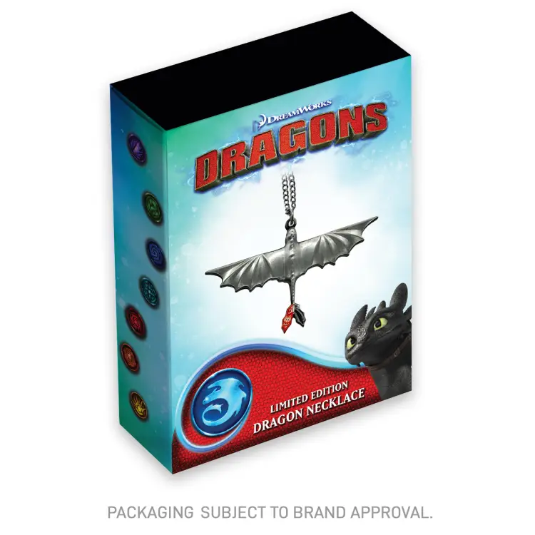 HOW TO TRAIN YOUR DRAGON - Szczerbatek - naszyjnik z limitowanej edycji