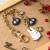 MY NEIGHBOR TOTORO - Biały Totoro i owoce - charms Chainette