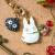 MY NEIGHBOR TOTORO - Biały Totoro i owoce - charms Chainette