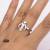 STAR WARS - damski pierścionek Mandalorian Sym Cut ze stali szlachetnej - rozmiar 6