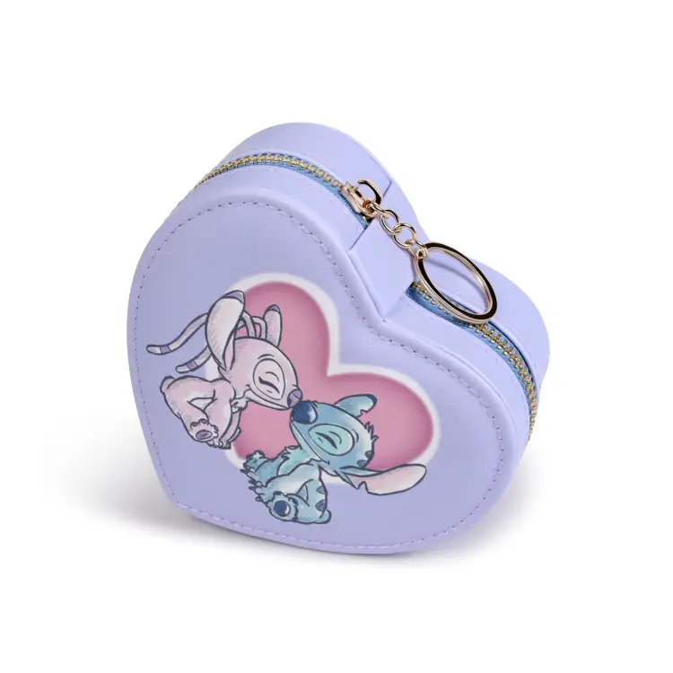 STITCH & ANGEL - Pudełko na biżuterię Zip Love Haert