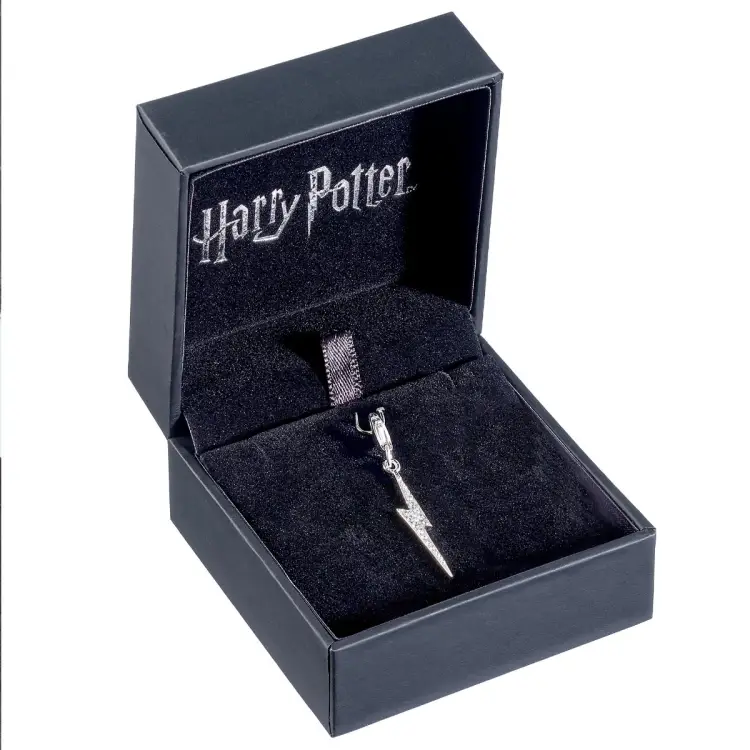 HARRY POTTER - Błyskawica - kryształowy klips do bransoletki