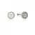 FROZEN 2 - Kolczyki sztyfty Snowflake Birhstone Aug 'SS Rhodium Plated'