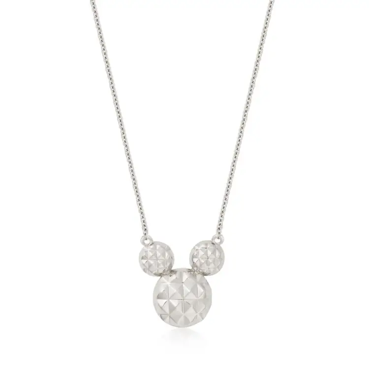 DISNEY METAL PRECIOUS - Naszyjnik Myszka Miki "Sterling Silver