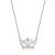 DISNEY METAL PRECIOUS - Naszyjnik z koroną księżniczki "Sterling Silver