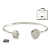 STAR WARS - damska bransoletka ze stali nierdzewnej Stormtrooper Cuff Bangle