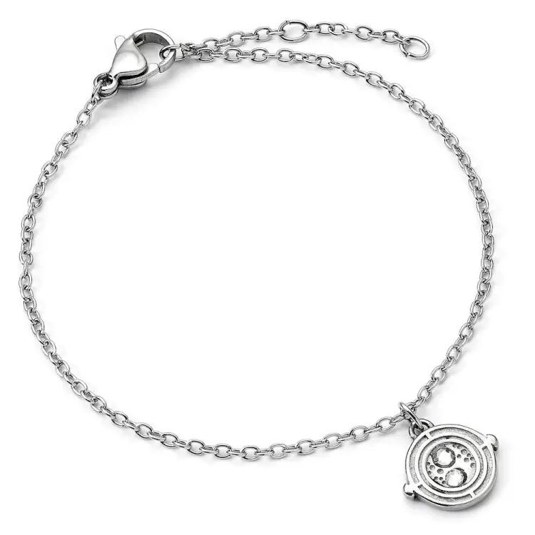 HARRY POTTER - Time Turner - Srebrna bransoletka ze stali nierdzewnej