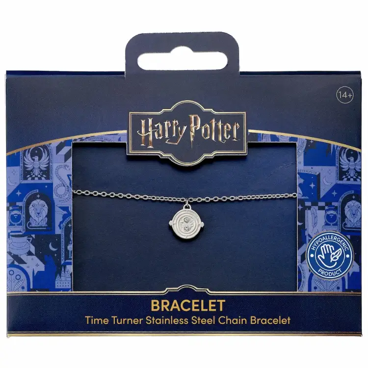 HARRY POTTER - Time Turner - Srebrna bransoletka ze stali nierdzewnej