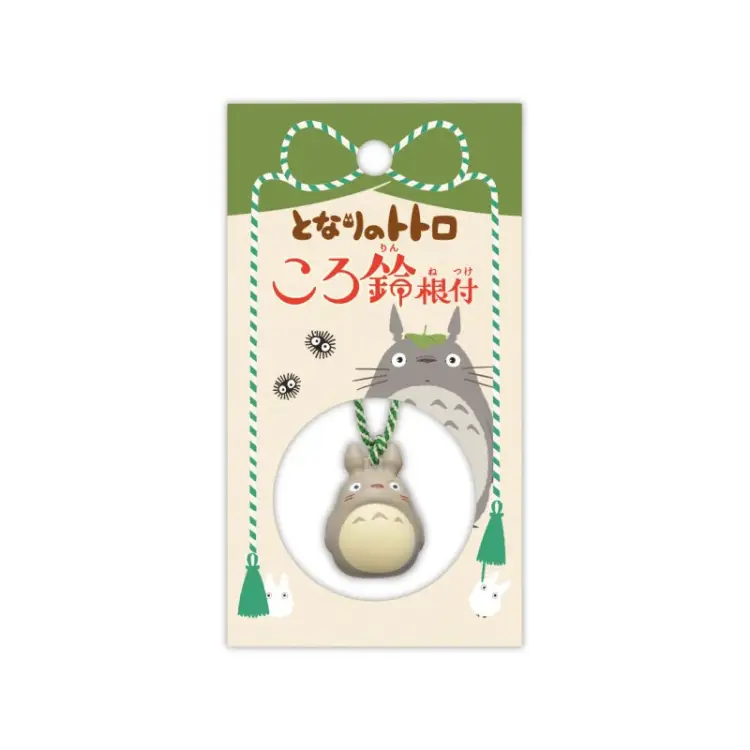MY NEIGHBOR TOTORO - Szary Totoro - Pasek z dzwoneczkiem Netsuke
