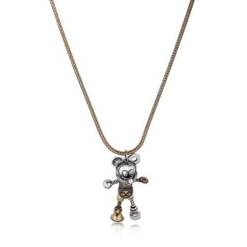 DISNEY MICKEY MOUSE - Pozłacany naszyjnik ze złomowiska