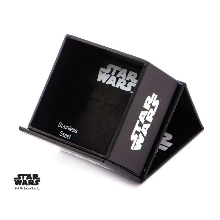 STAR WARS - Męski pierścionek ze stali nierdzewnej 3D Stormtrooper - Rozmiar 10