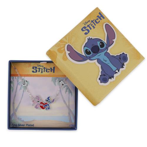 STITCH & ANGEL - Love - Wisiorek naszyjnik srebrny 18mm