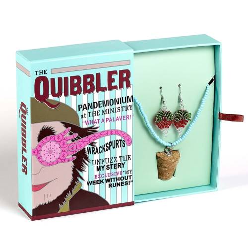HARRY POTTER - Zestaw upominkowy Quibbler - naszyjnik i kolczyki