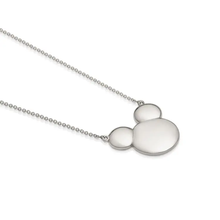 DISNEY METAL PRECIOUS - Solidny naszyjnik Mickey "Sterling Silver