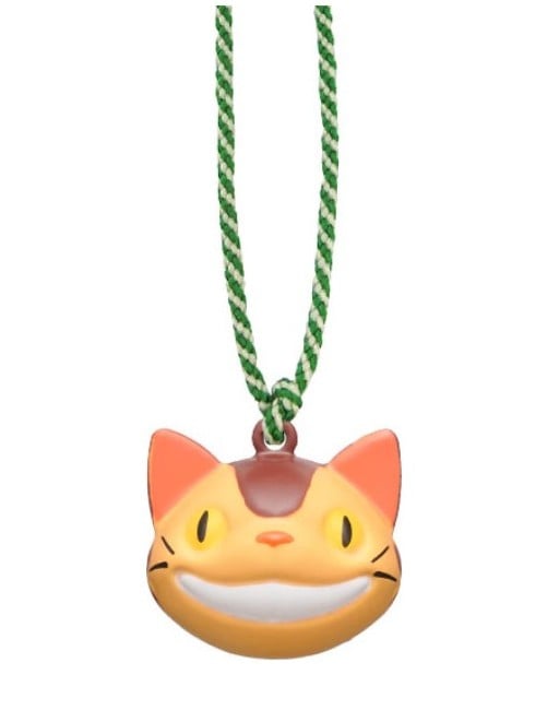 MY NEIGHBOR TOTORO - Catbus - dzwonek z paskiem Netsuke