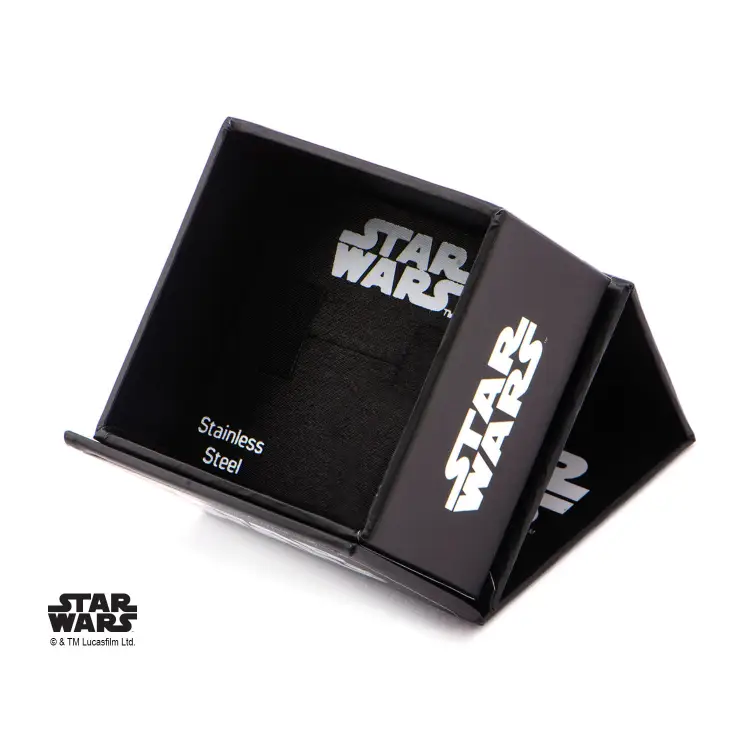 STAR WARS - Męski pierścionek ze stali szlachetnej 3D Stormtrooper - Rozmiar 12