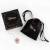MINNIE - Posrebrzany naszyjnik z pływającym kamieniem urodzinowym - sierpień