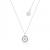 FROZEN 2 - Naszyjnik Snowflake Birhstone Jun 'SS Rhodium Plated'
