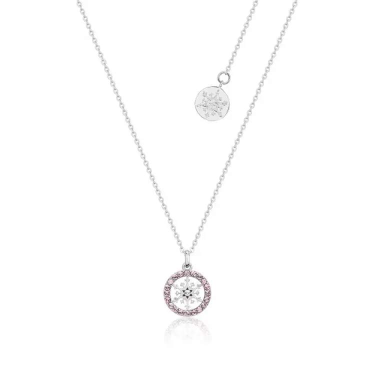 FROZEN 2 - Naszyjnik Snowflake Birhstone Jun 'SS Rhodium Plated'
