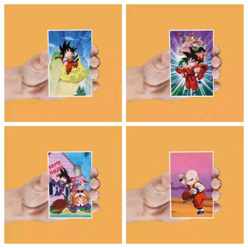 DRAGON BALL - Postacie - Zestaw 4 magnesów soczewkowych