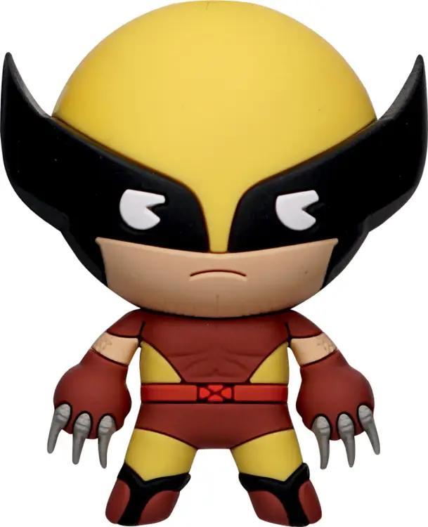 MARVEL - Wolverine (brązowy garnitur) - kolekcjonerski magnes piankowy 3D