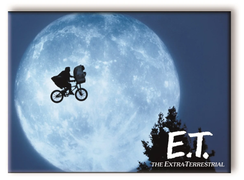 E.T. - Księżyc - Magnes 6,3x8,9cm