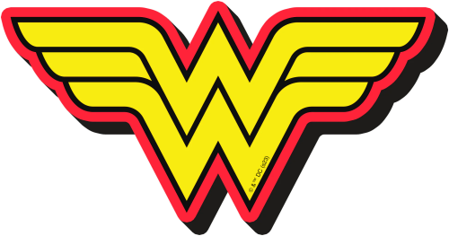 WONDER WOMAN - Logo - masywny magnes