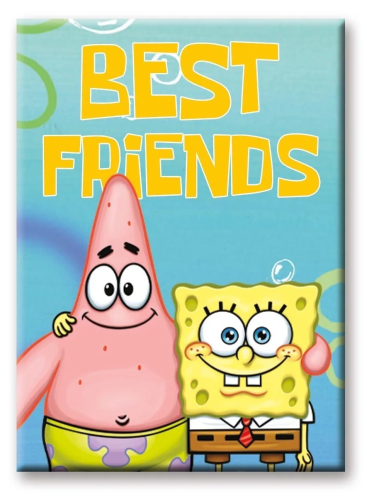 SPONGEBOB SQUAREPANTS - Najlepsi przyjaciele - Magnes 6.3x8.9cm