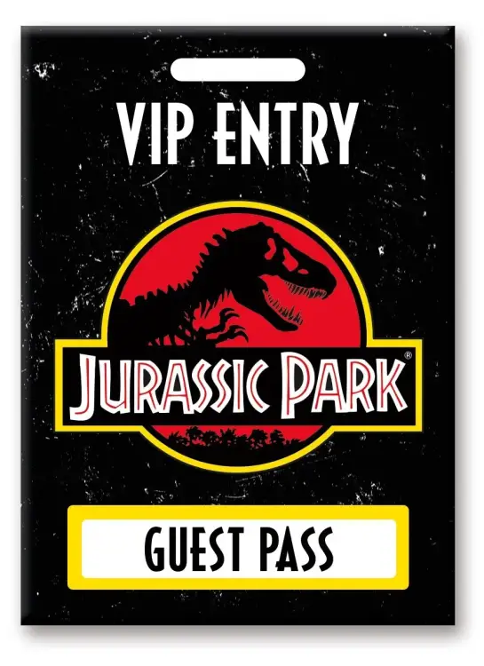 JURASSIC PARK - Guest Pass - Magnes 6.3x8.9cm